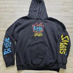 The Notorious B.I.G. Biggie Smalls Crown Graphic MED Hip Hop Hoodie Sweatshirt